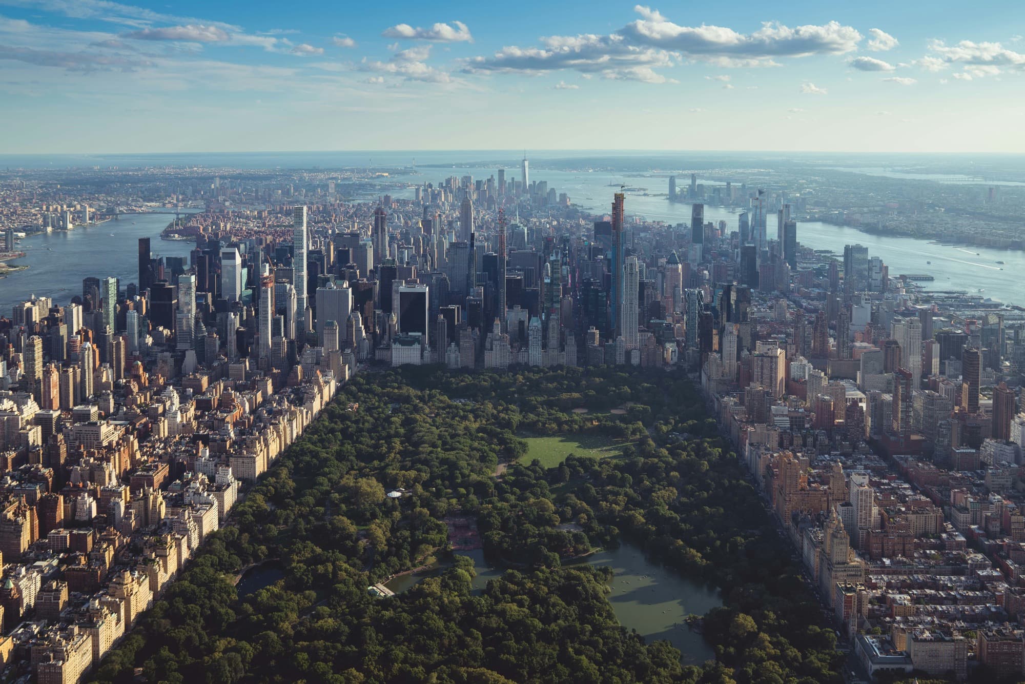 A city from the air